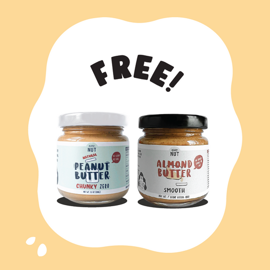 Chunky Peanut Butter Zero (100g) + Smooth Almond Butter (100g)