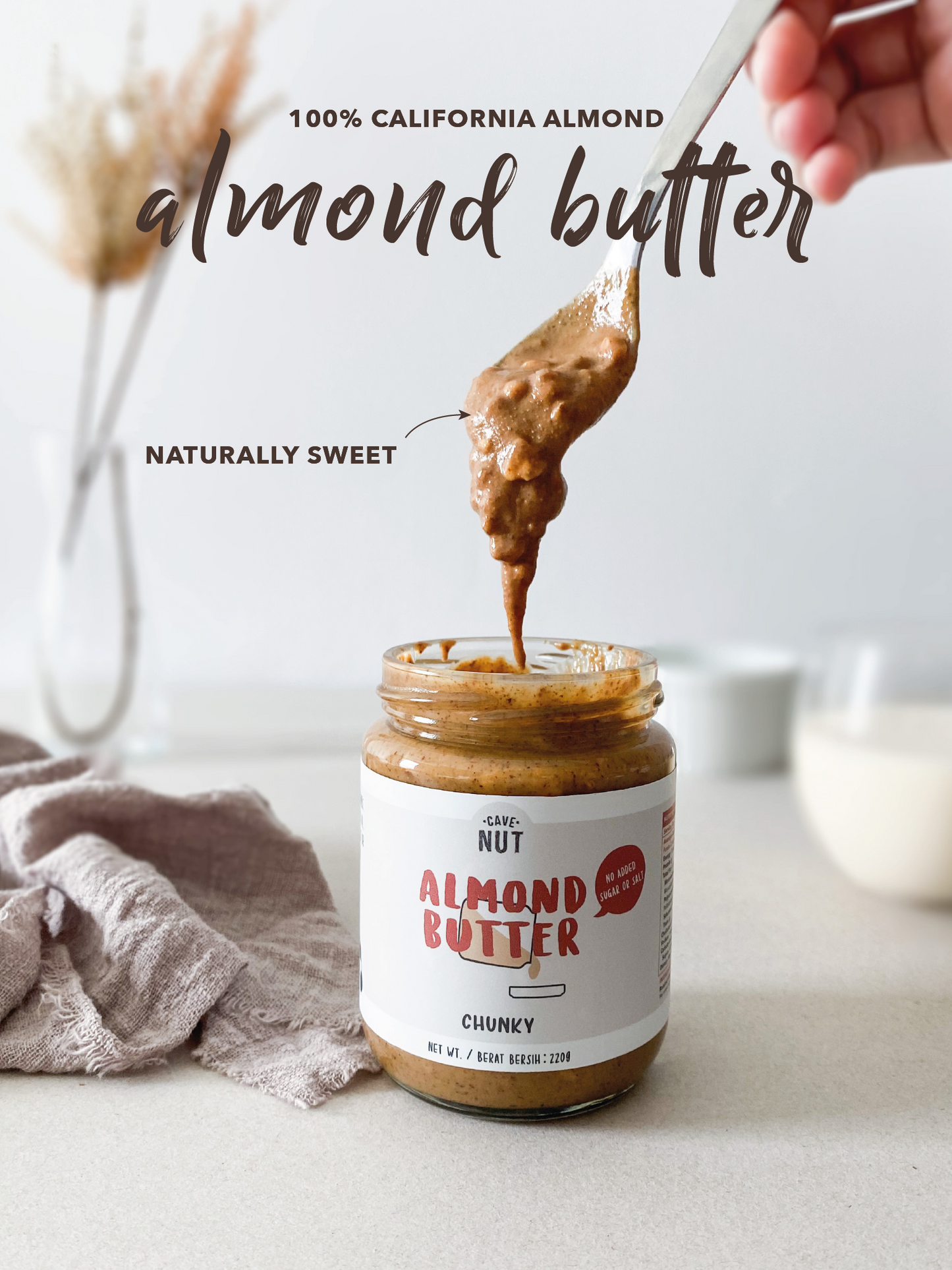 Chunky Almond Butter 220g